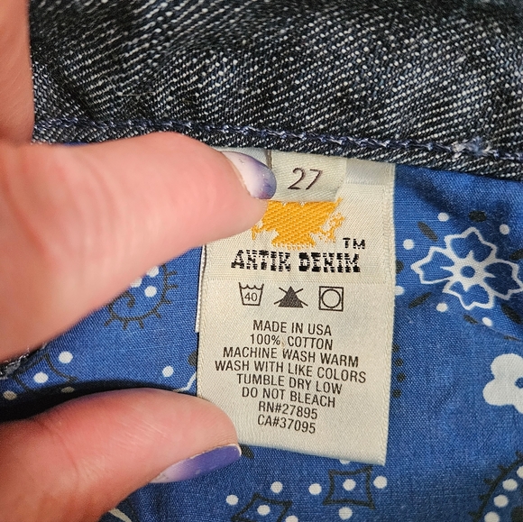 ANTIK Denim Bootcut Medium Wash Blue Jeans NWOT Size 27 - Picture 7 of 8